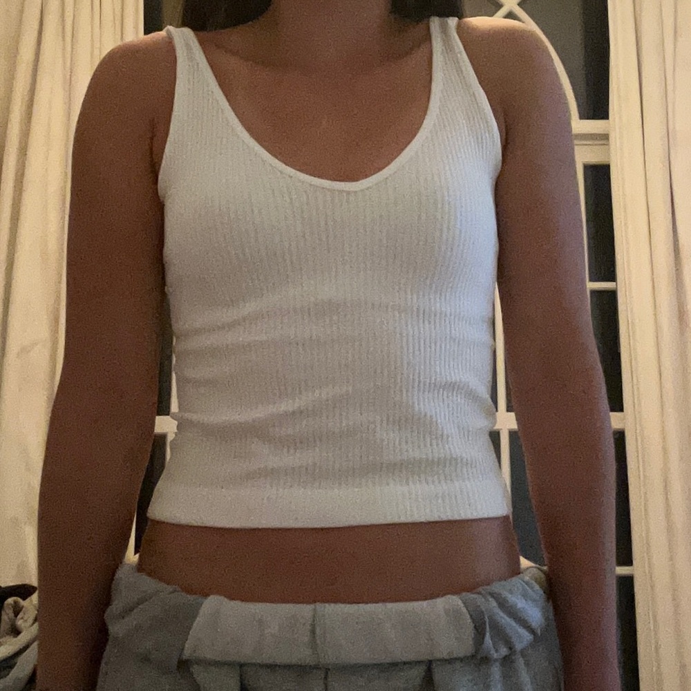 White tank top